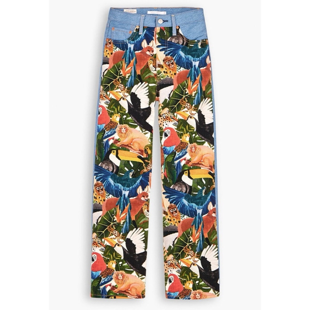 Levi’s x FARM Rio Ribcage Straight Jean